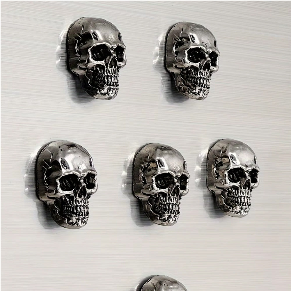 Gothic Skull Stainless Steel Refrigerator Magnets