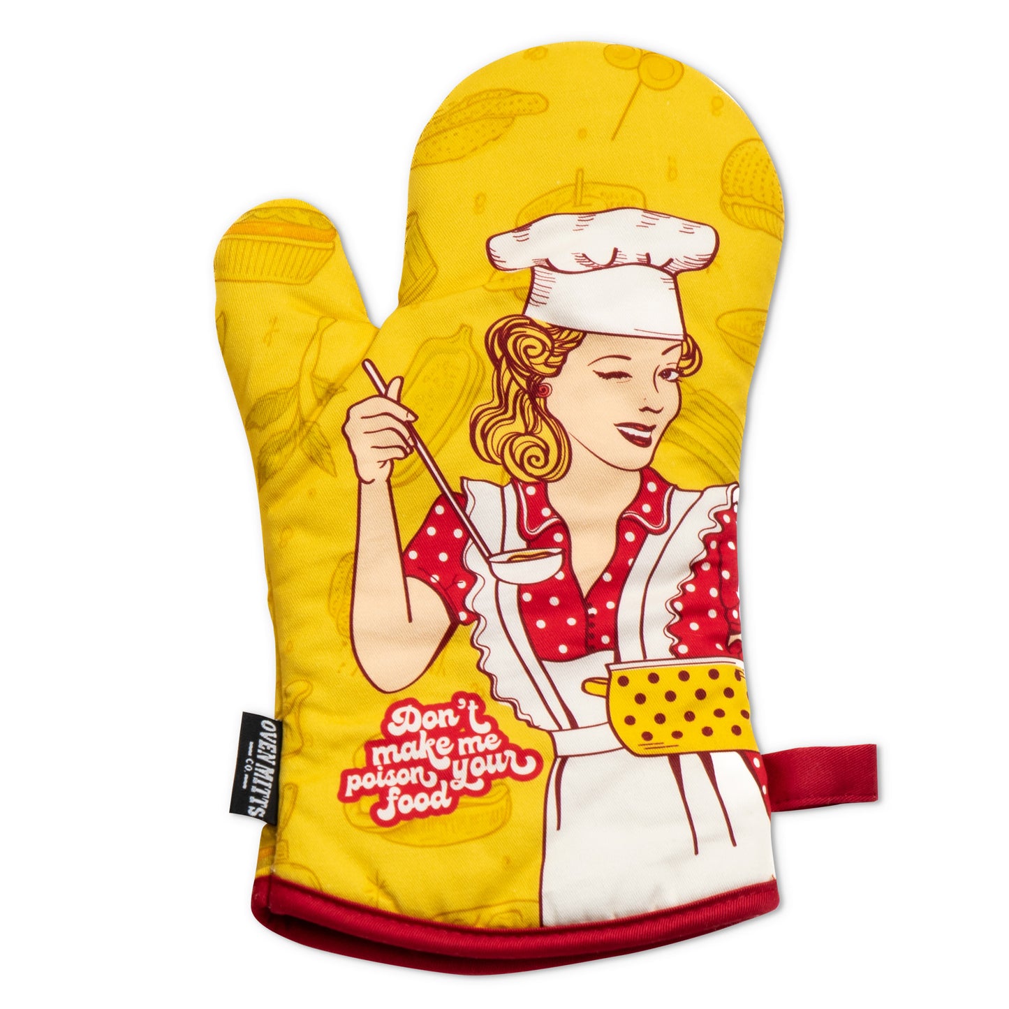 Don't Make Me Poison Your Food Oven Mitts And Potholder Set