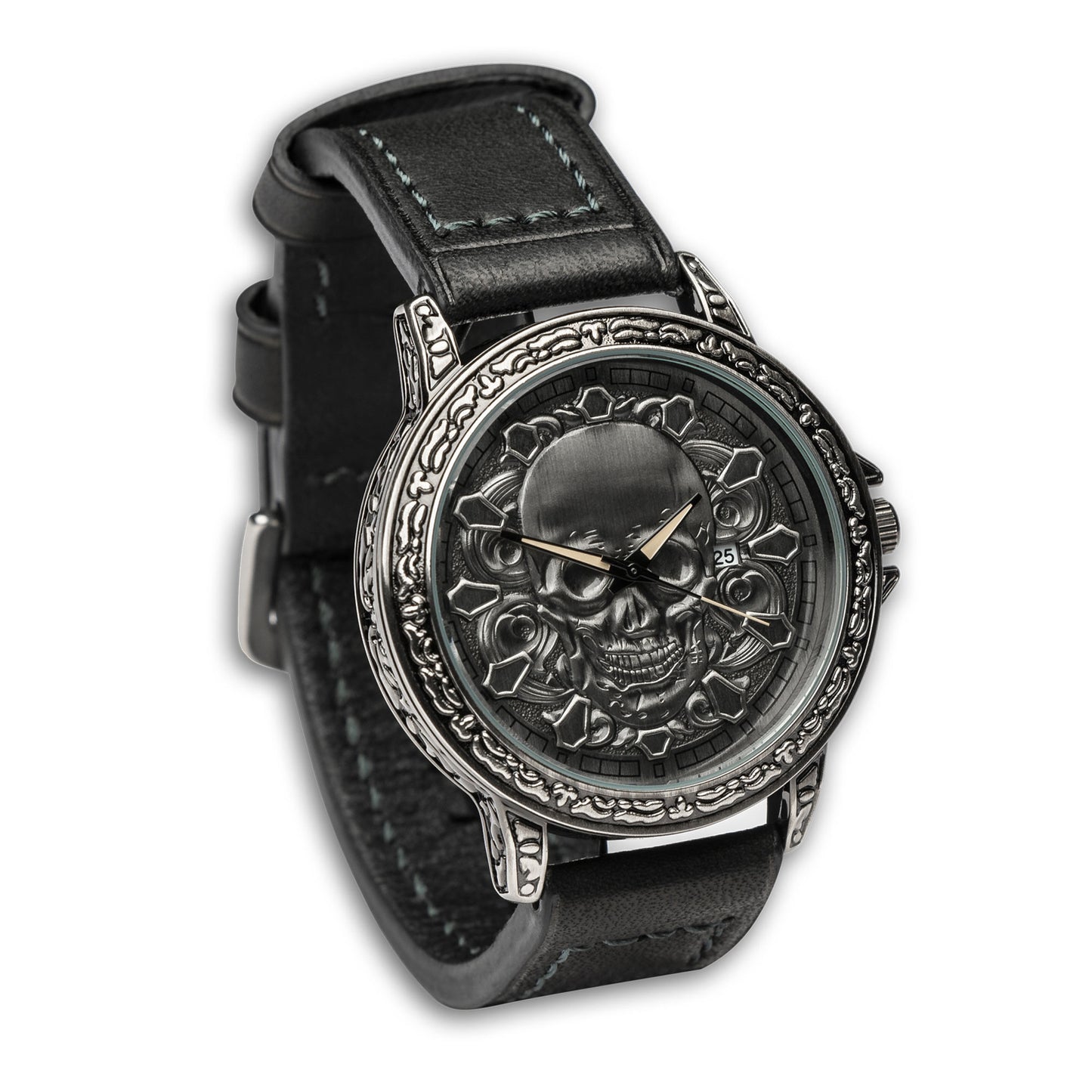 3D Carved Skull Unisex Watch