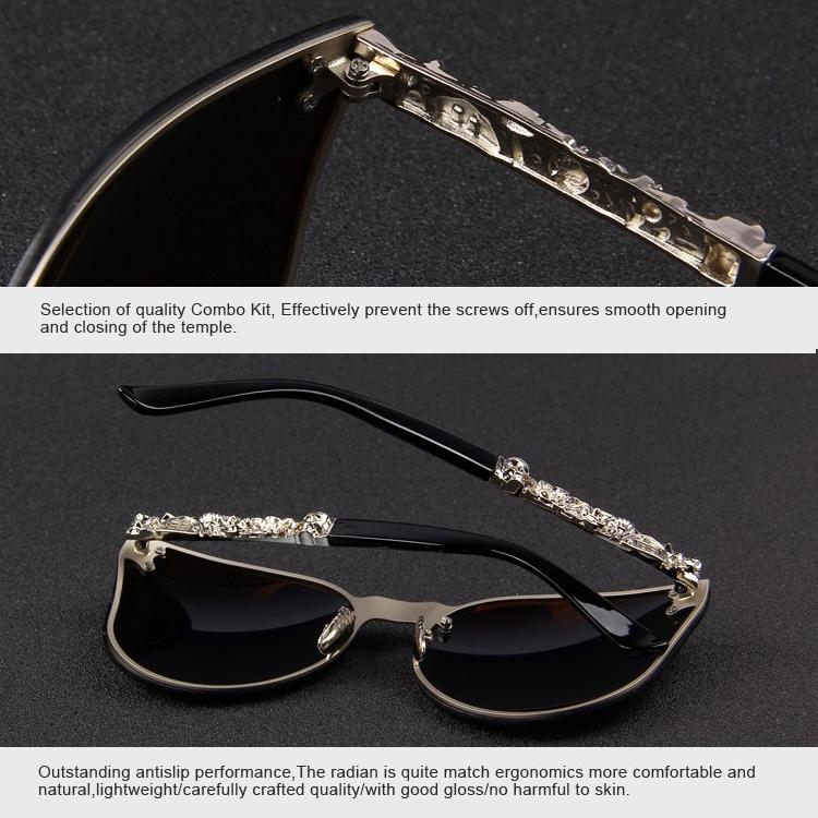 Skull Cat Eye Sunglasses