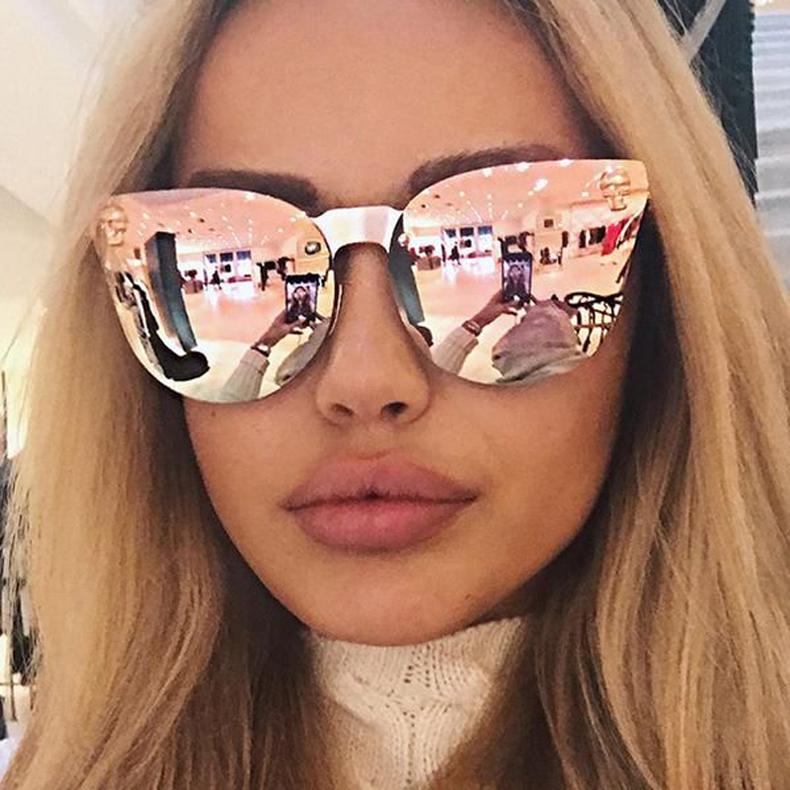 Skull Cat Eye Sunglasses