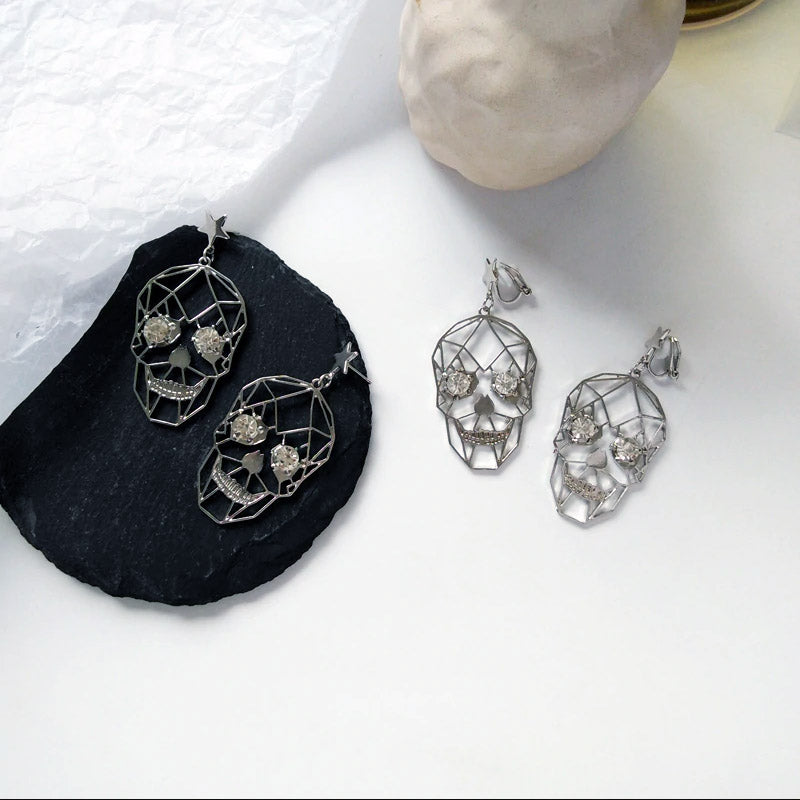 Skull Star Earrings