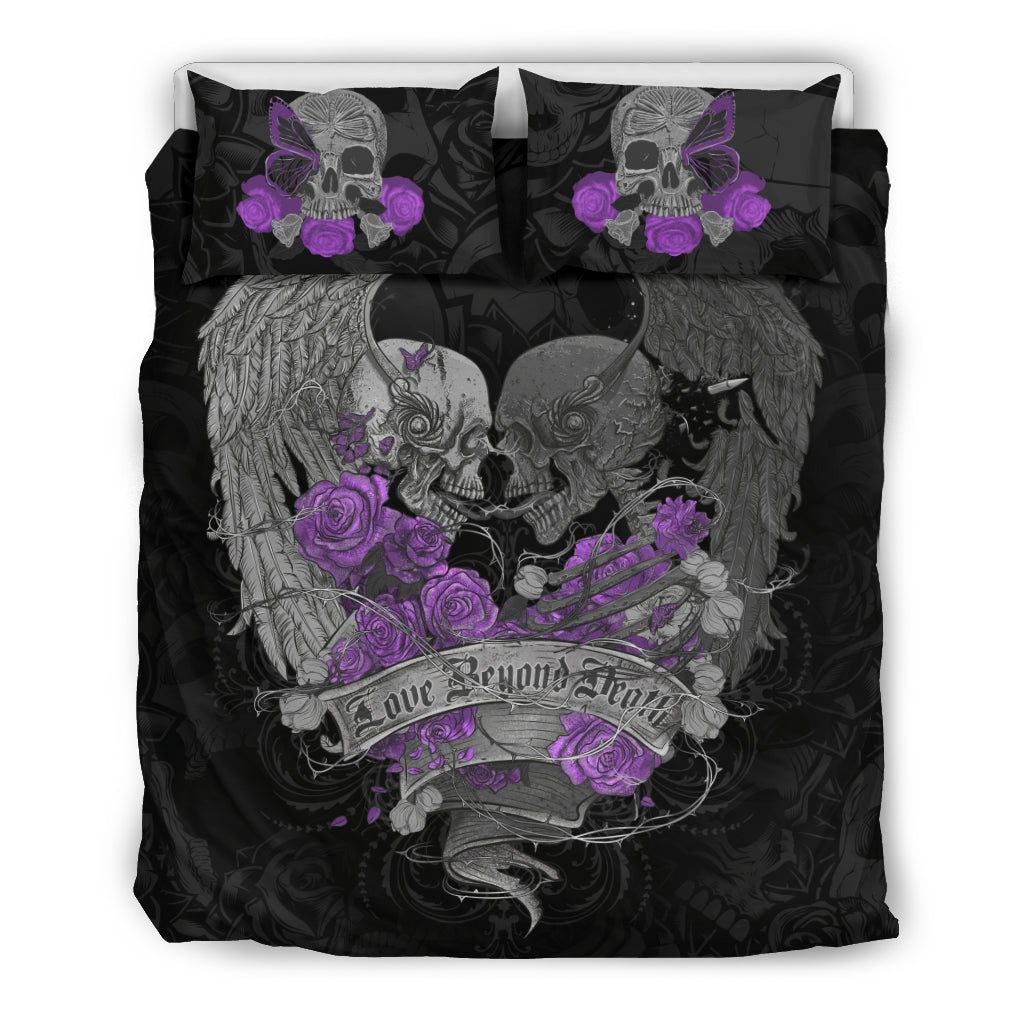 Skullistic™ Love Beyond Death Duvet Cover Set