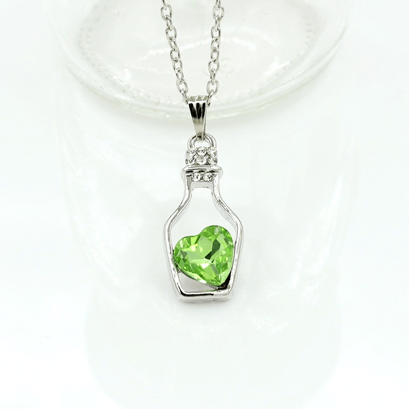 Heart in a Bottle Necklace