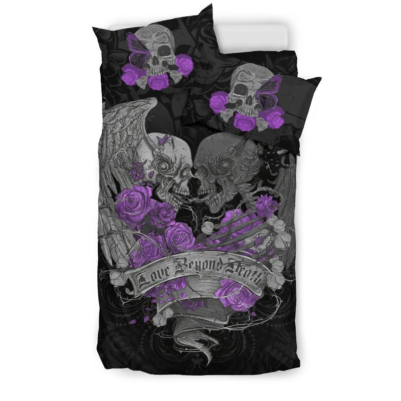 Skullistic™ Love Beyond Death Duvet Cover Set