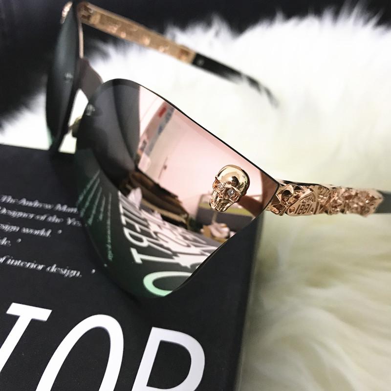 Skull Cat Eye Sunglasses