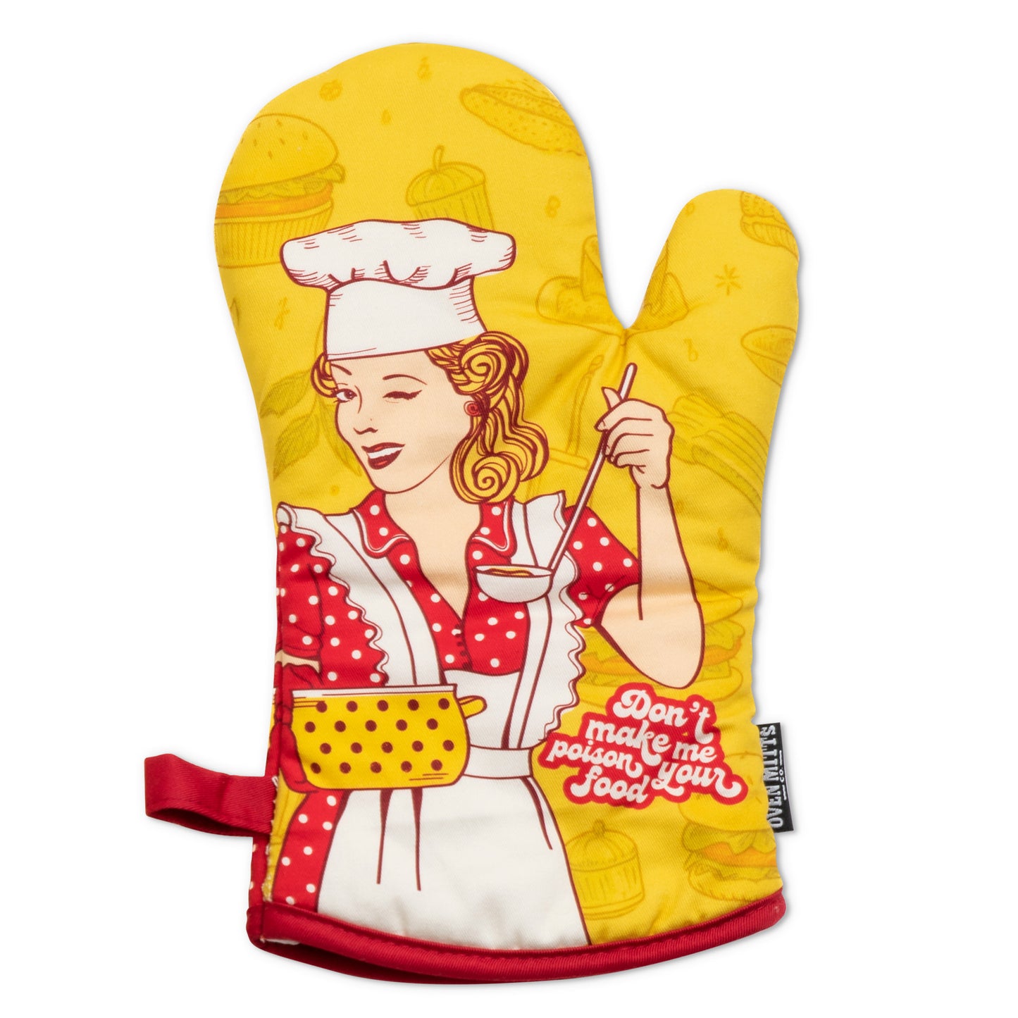 Don't Make Me Poison Your Food Oven Mitts And Potholder Set