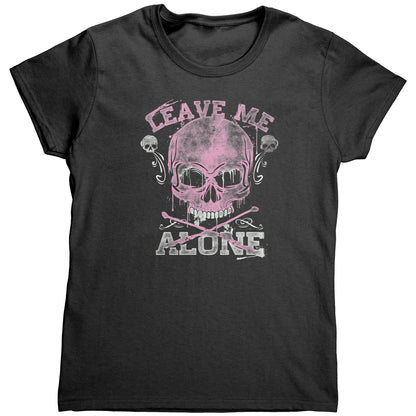 Leave Me Alone Skull Pink