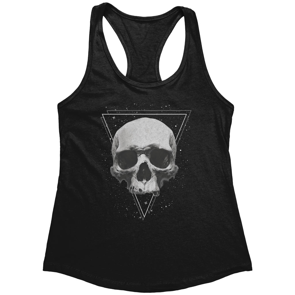 Triangle Skull Apparel Racerback Tank