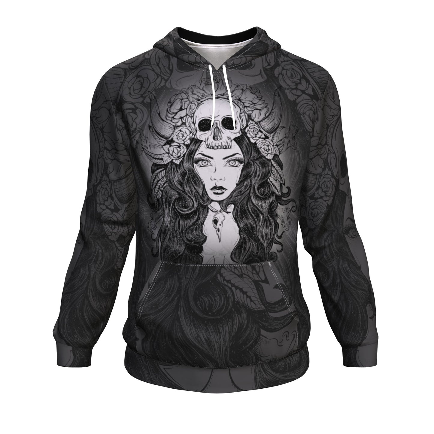 Obsessed By Skulls All Over Print Unisex Hoodie