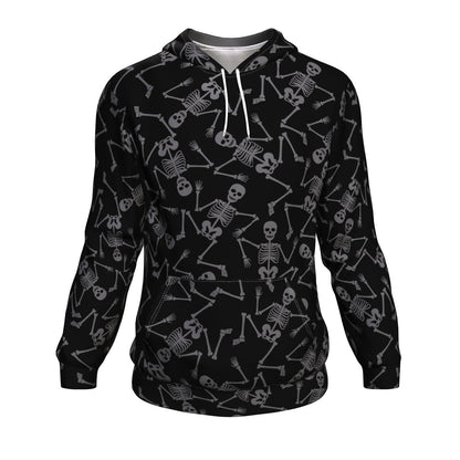 Crawling Skeletons All Over Print Unisex Hoodie