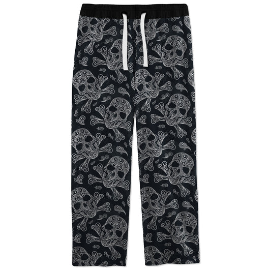 Skullistic Skulls And Bones Cotton Pajama Pants