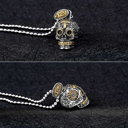 Stainless Steel Skull Necklace