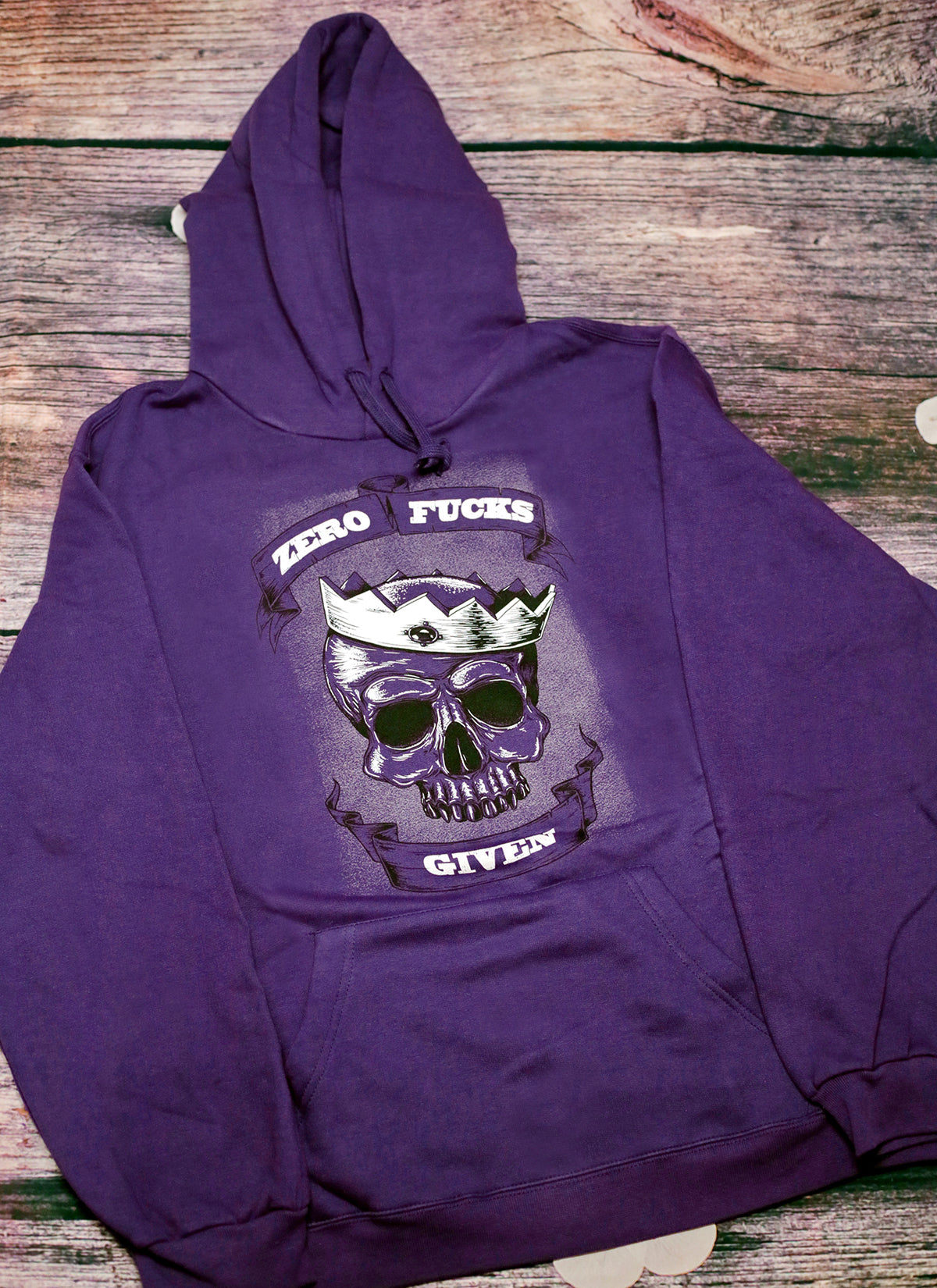 Zero Crowned Skull Hoodie