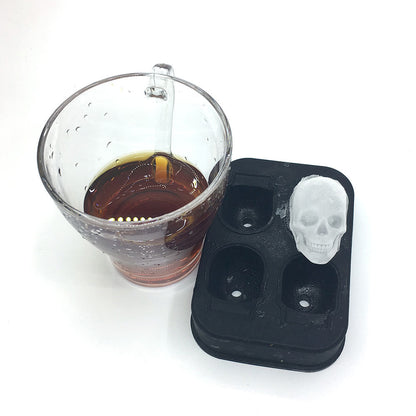 Silicone Ice Cube Skulls Mold Tray