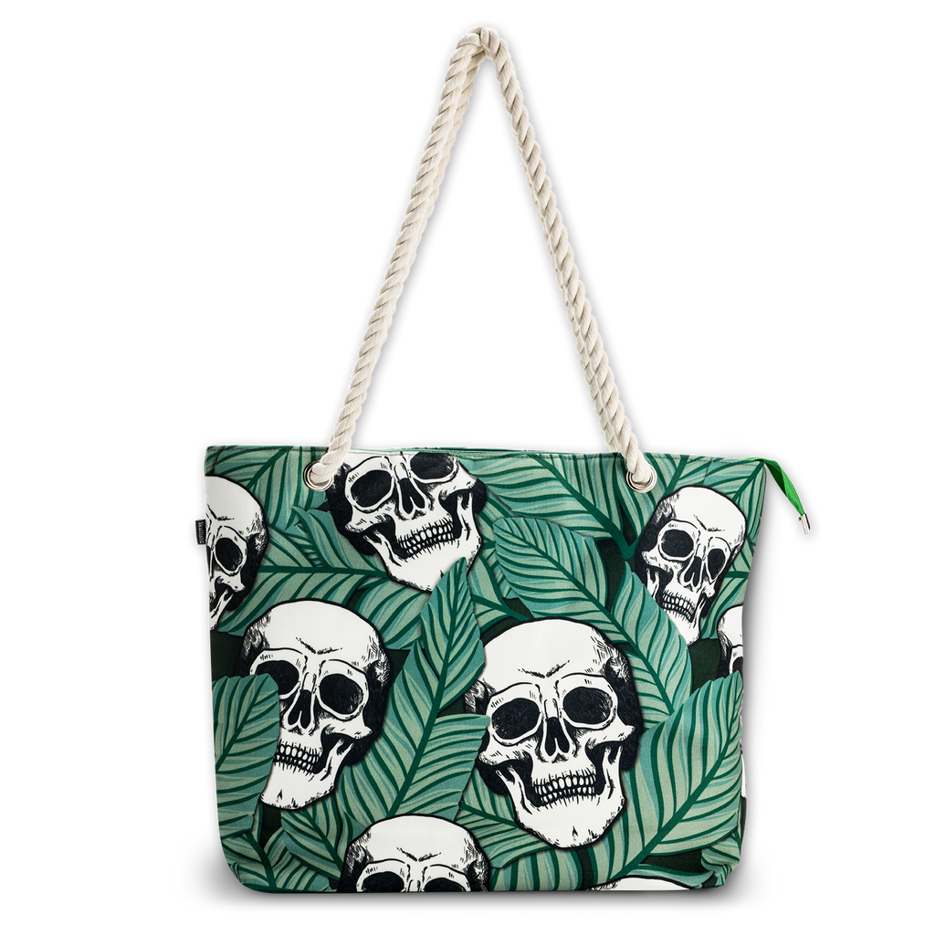 Tropic Skulls Shoulder Beach Bag