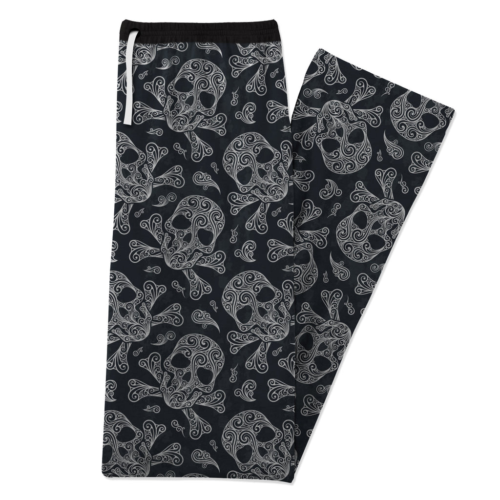 Skullistic Skulls And Bones Cotton Pajama Pants folded
