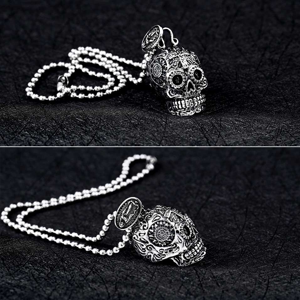 Stainless Steel Skull Necklace