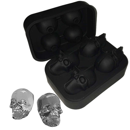 Silicone Ice Cube Skulls Mold Tray