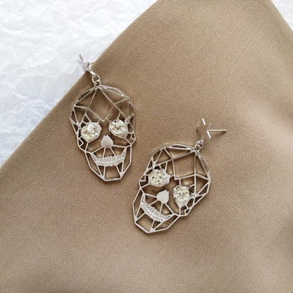 Skull Star Earrings