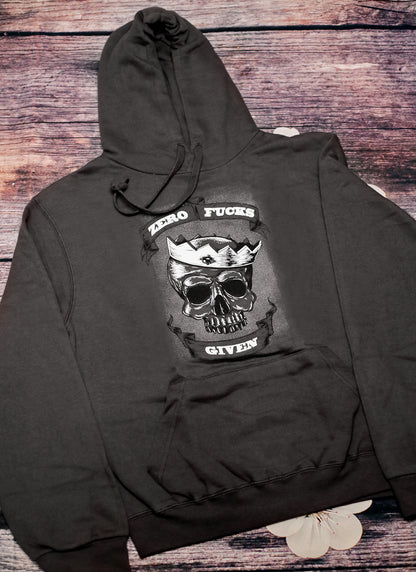 Zero Crowned Skull Hoodie