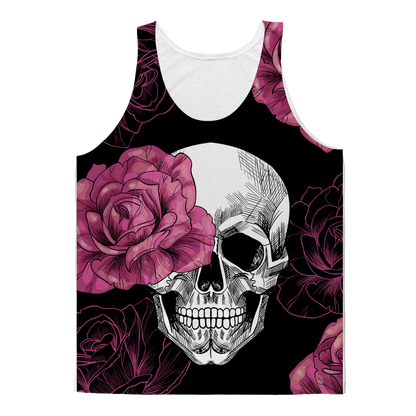 Rose Skull Sublimated Tank Top