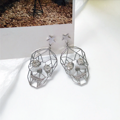 Skull Star Earrings