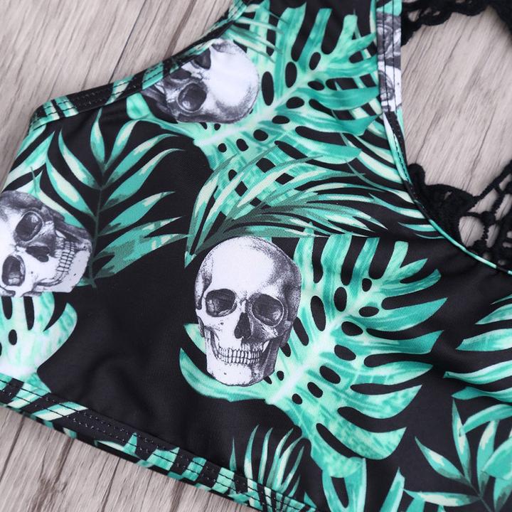 Tropic Skulls Bikini Top