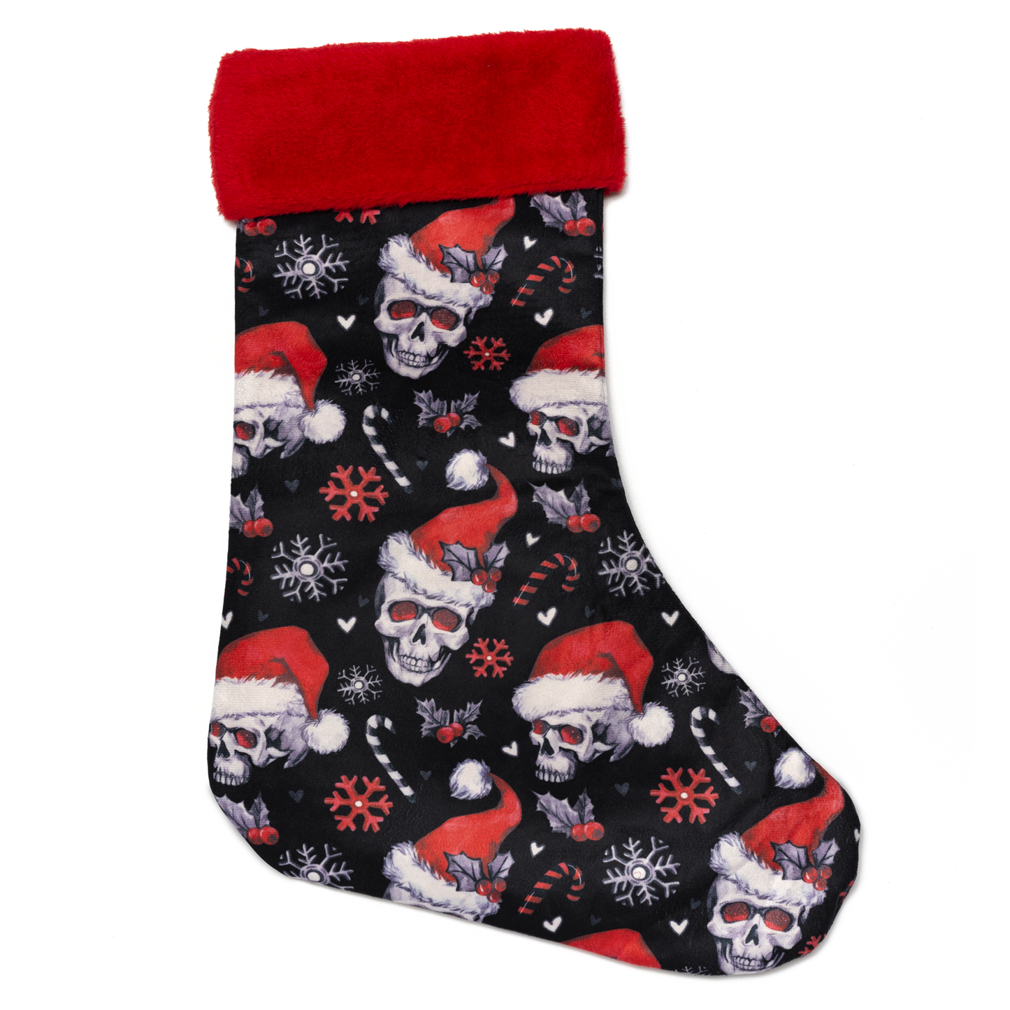 Santa Skulls Christmas Stocking