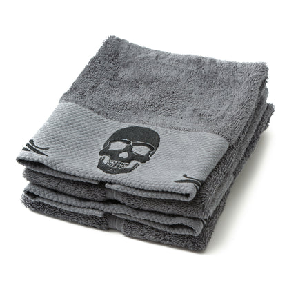 Gothic Skull Embossed Hand Towel Set