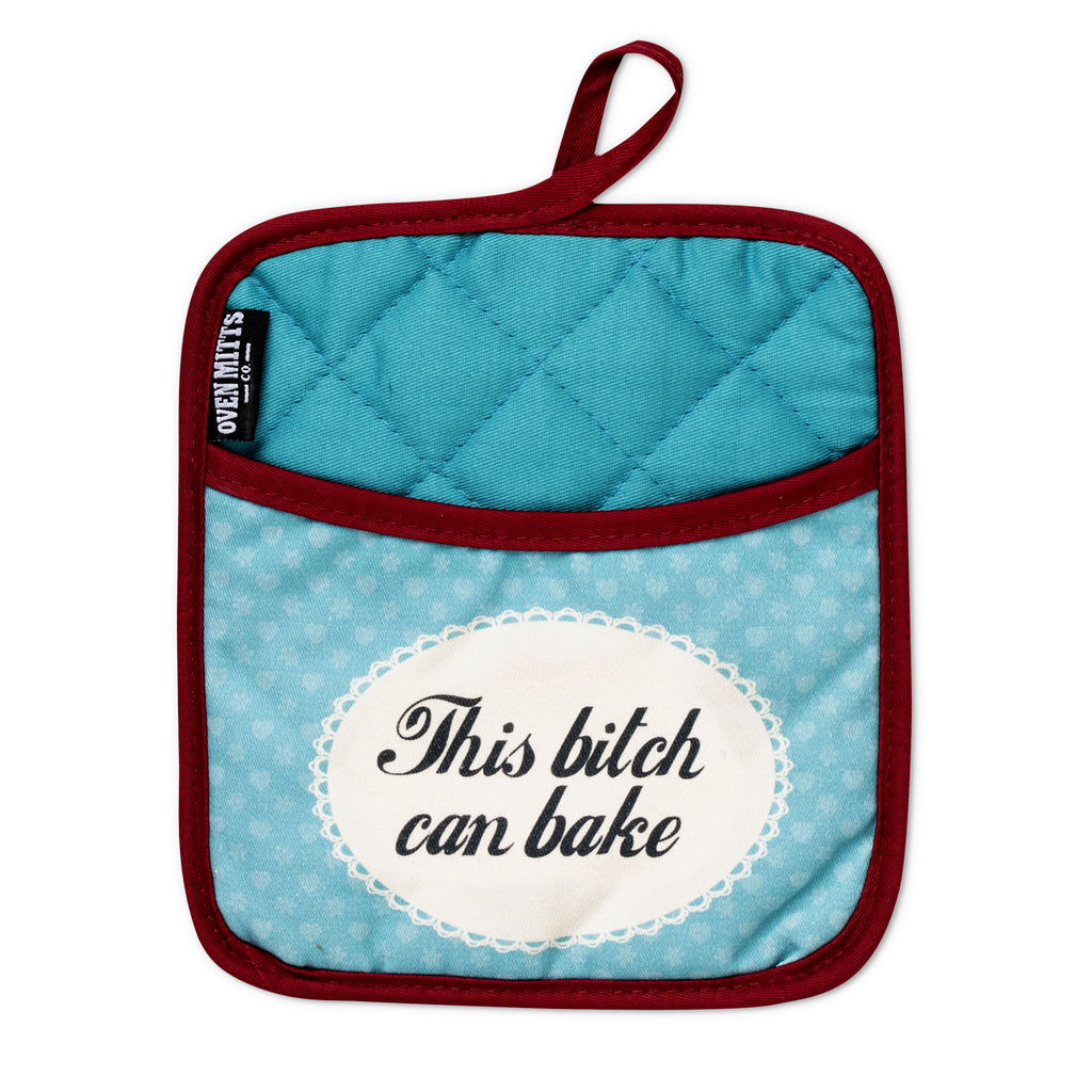 This Bitch Can Bake Oven Potholder back