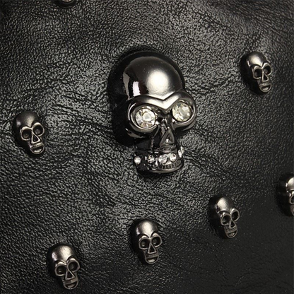 Black Skulls Women Bag