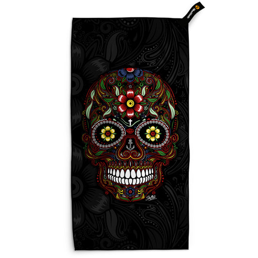 Skullistic Calavera Sugar Skull Towel