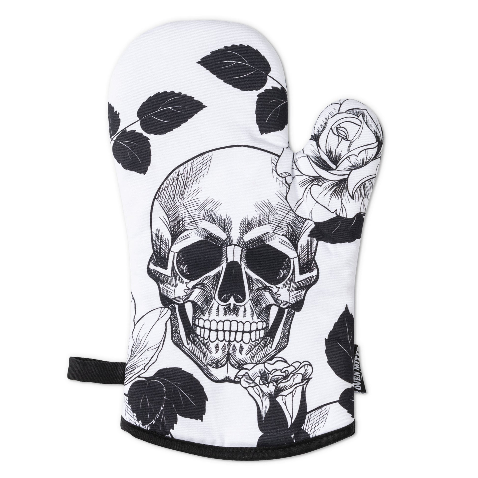 Gothic Skull Oven Mitt glove