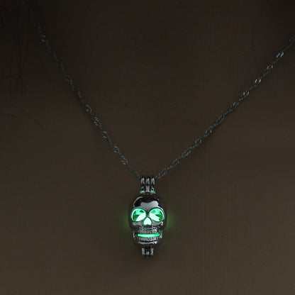 Zapps Glow In Dark Skull Necklace
