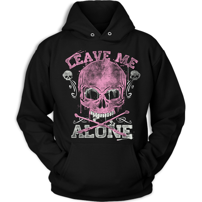 Skullistic Leave Me Alone Skull Pink