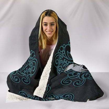 3 Skulls Hooded blanket