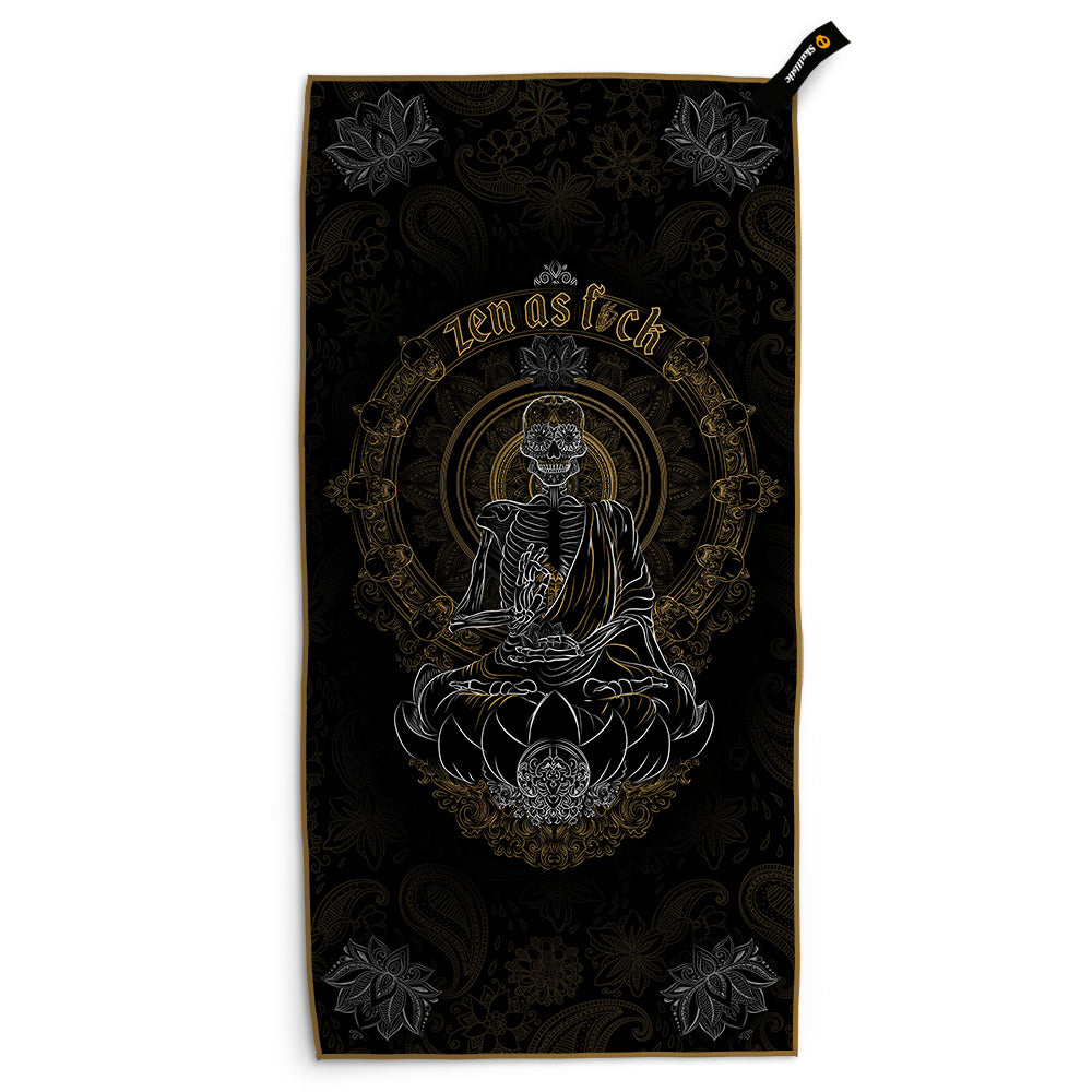 Skullistic Zen Meditating Skeleton Towel