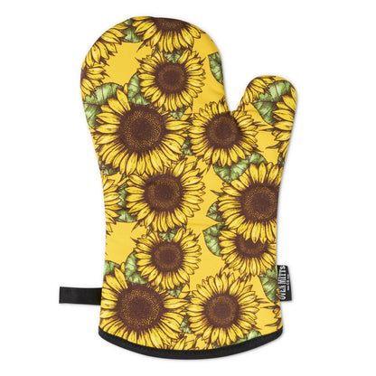 Sunflower You Are My Sunshine Oven Mitt glove