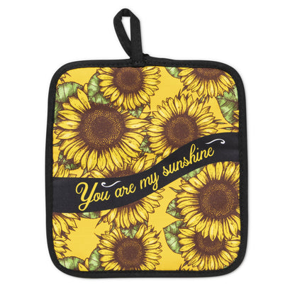 Sunflower You Are My Sunshine Oven Potholder 
