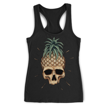 Dark Pineapple Skull Tank
