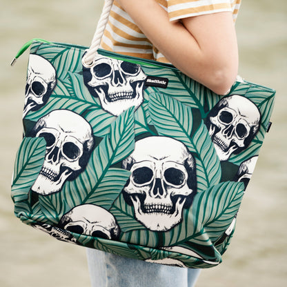 Tropic Skulls Shoulder Beach Bag