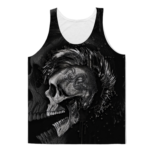 Punk Skull Sublimated Tank Top