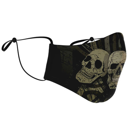 3 Skulls Viking Face Mask