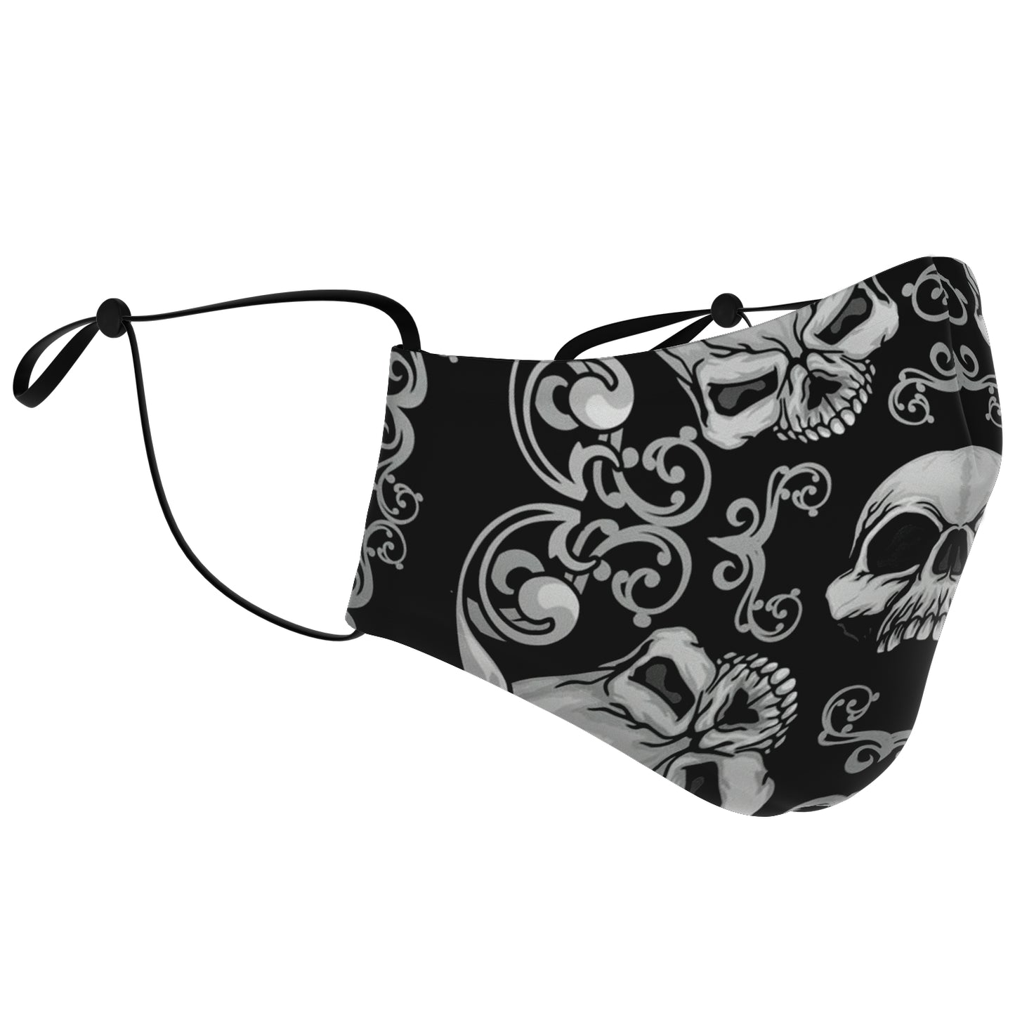 Skullistic Skulls Black Face Mask