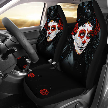 Day Of The Death Car Seat Covers