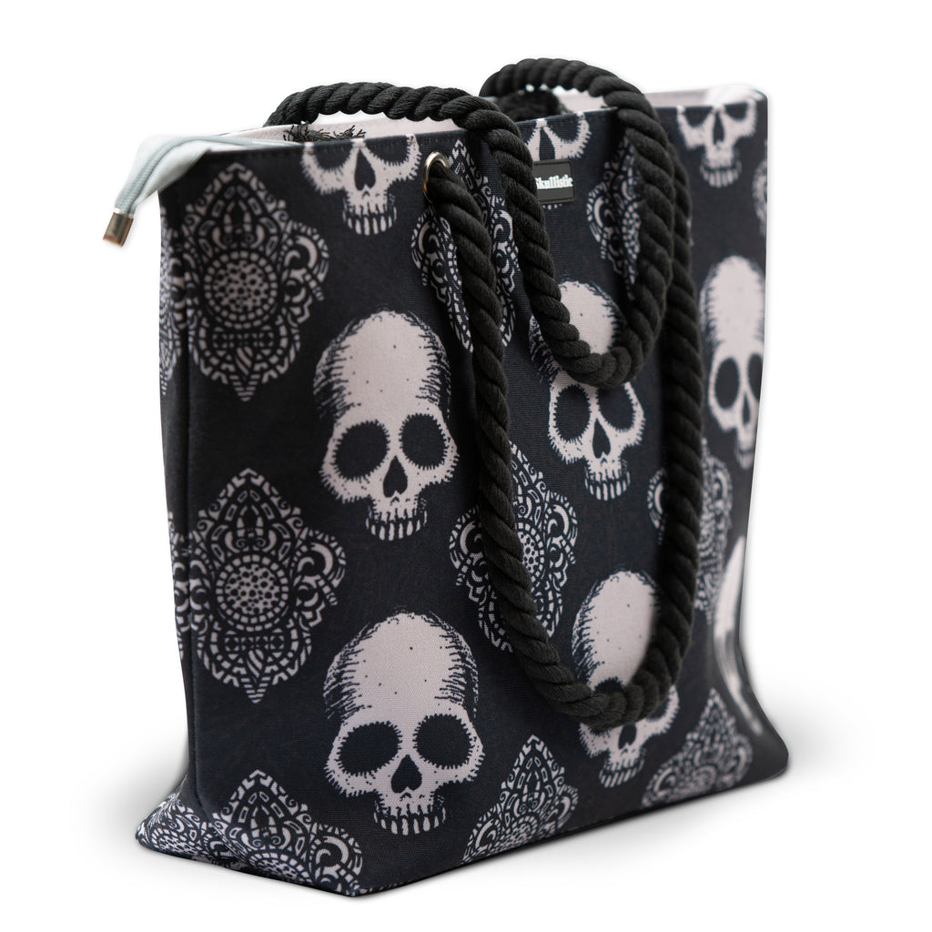 Gothic Black Skull Shoulder Beach COOL Bag