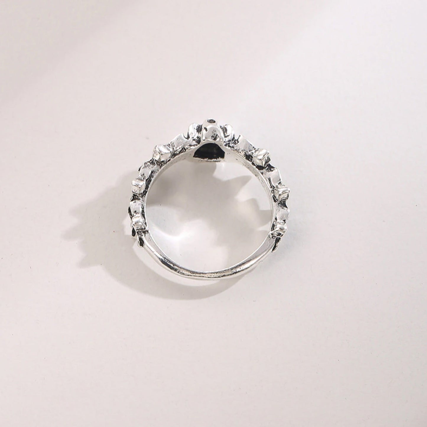 Skull Flower Ring