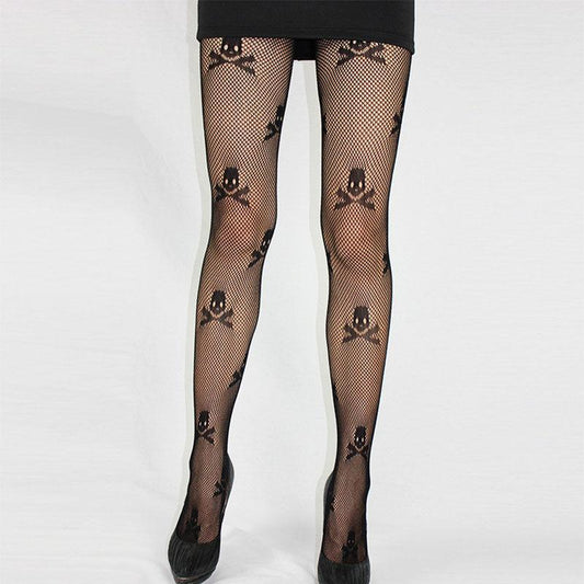 Zapps Skull Pantyhose