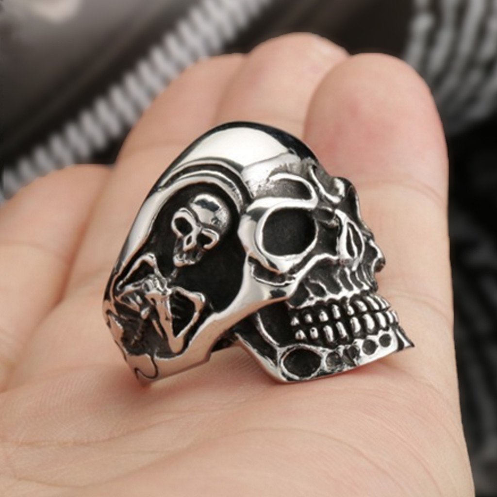 Men Skull Ring